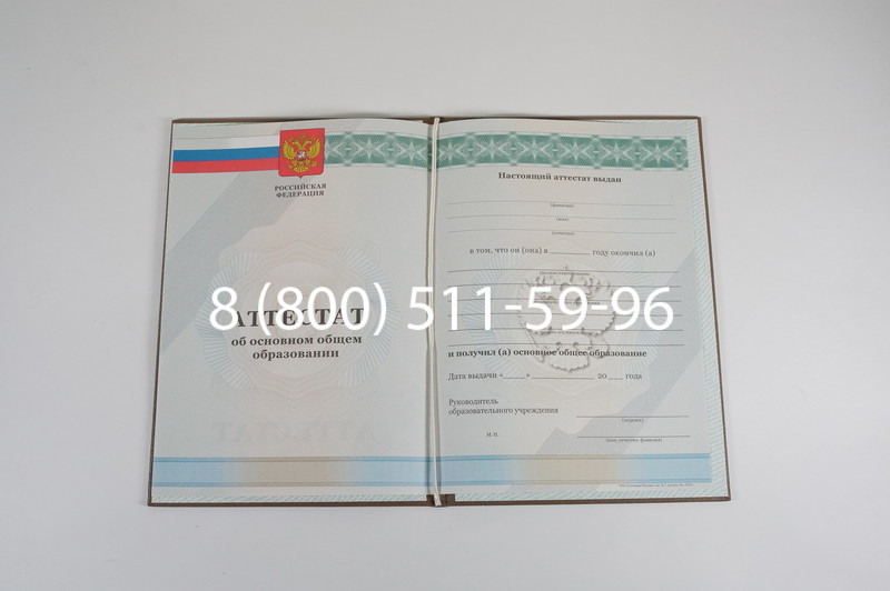 Аттестат за 9 класс 2011-2013 годов в Сергиеве Посаде