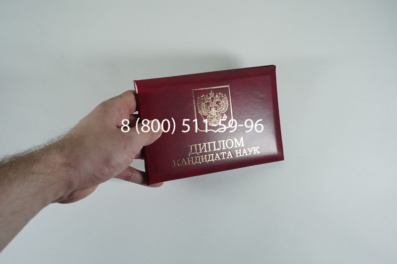 Диплом кандидата наук 2010 в Сергиеве Посаде